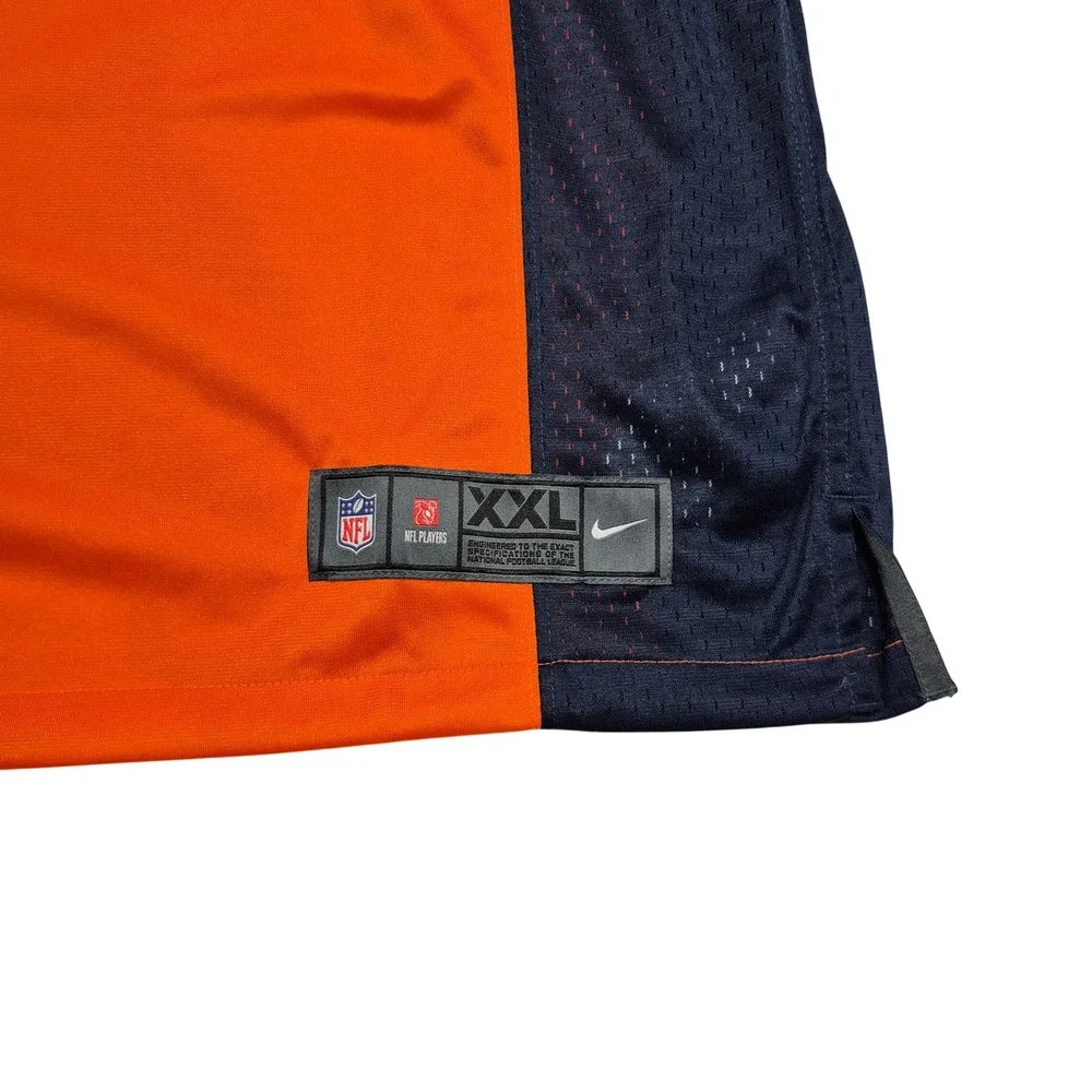 Russell Wilson Denver Broncos Nike Football Game Jersey Men's Size 2XL Orange